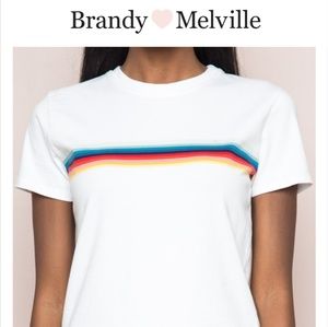 Brandy Melville Rainbow T-Shirt